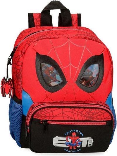 Σχολική Τσάντα Πλάτης Δημοτικού Disney Spiderman Protector Κόκκινο