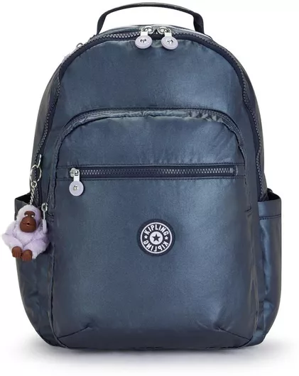 Σχολική Τσάντα Πλάτης Δημοτικού Kipling Seoul Admiral Blue Metallic