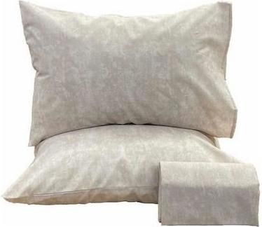 Σετ Μαξιλαροθήκες Linea Home Noble 52x72cm Εκρού Ν2