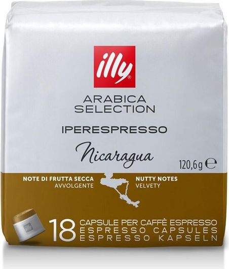 Κάψουλες Espresso Illy Nicaragua Συμβατές με Μηχανή Iperespresso 18caps