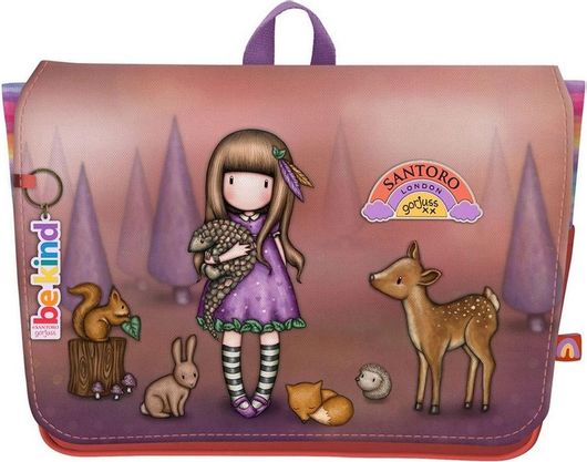 Σχολική Τσάντα Πλάτης Δημοτικού Santoro Gorjuss Be Kind To All Creatures Ροζ