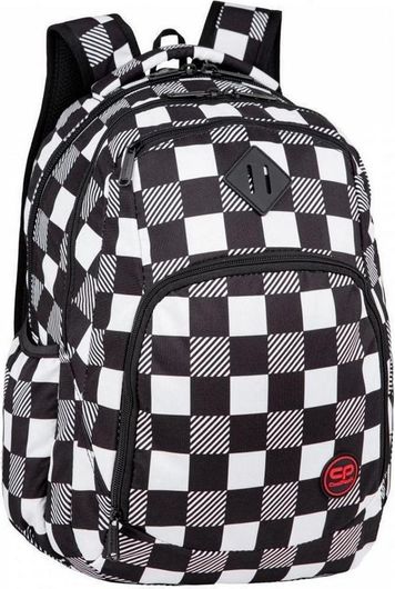 Σχολική Τσάντα Πλάτης Δημοτικού Coolpack Break Checkers Ασημί