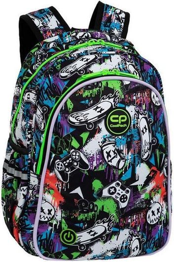 Σχολική Τσάντα Πλάτης Δημοτικού Coolpack Jimmy LED Peek A Boo Πολύχρωμο