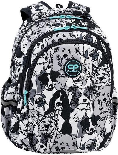 Σχολική Τσάντα Τρόλεϊ Δημοτικού Coolpack Joy S Dogs Planet Γκρι