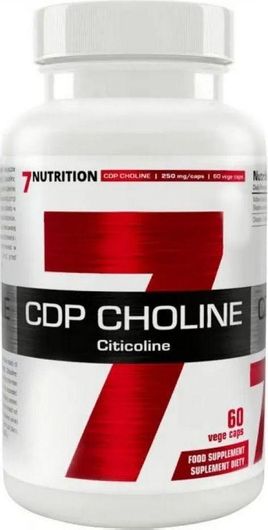 7Nutrition CDP Choline Citicoline Συμπλήρωμα για την Μνήμη 60 φυτικές κάψουλες
