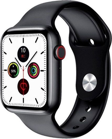Smartwatch W26 Pro 1.75" Plastic Case & Silicone Strap Black