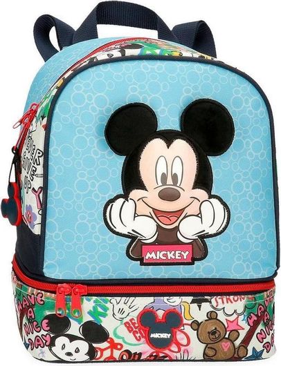 Σχολική Τσάντα Πλάτης Δημοτικού Disney Mickey Be Cool 2782721 Γαλάζιο