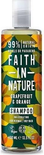 Σαμπουάν Faith in Nature Grapefruit & Orange Shampoo Invirogating for Normal & Oily Hair 400ml