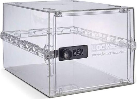 Χρηματοκιβώτιο Lockabox One με Συνδυασμό 31x21x17cm Διαφανές