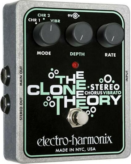 Πετάλι Electro-Harmonix Chorus Ηλεκτρικής Κιθάρας & Ηλεκτρικού Μπάσου Stereo Clone Theory