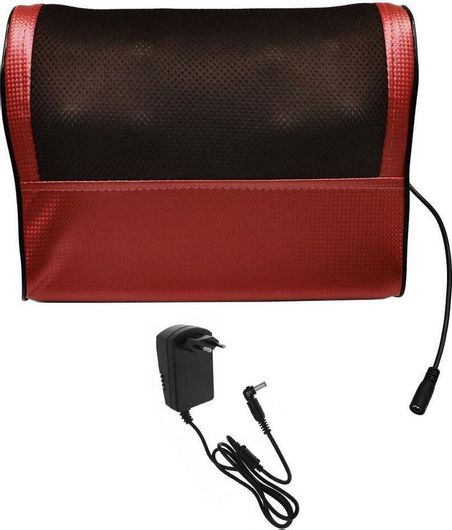Μαξιλάρι Μασάζ Factory HYH-061 για Αυχένα & Μέση με Λειτουργία Θέρμανσης Κόκκινο