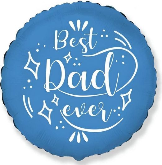 Μπαλόνι Best Dad Ever Μπλε