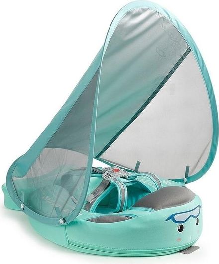 Σωσίβιο Swimtrainer Mambobaby Βρεφικό με Σκίαστρο για 6+ Μηνών 31cm Πράσινο
