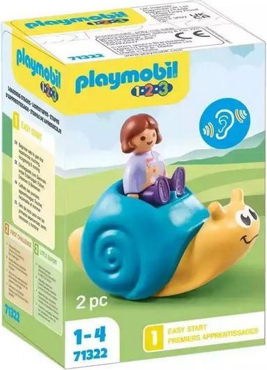 Playmobil 123 Τραμπάλα Σαλιγκάρι για 12+ Μηνών #71322
