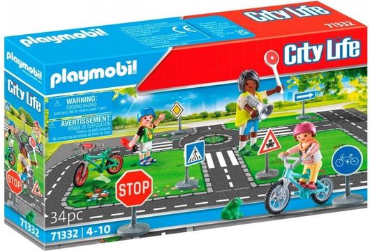 Playmobil City Life Μάθημα Κυκλοφοριακής Αγωγής για 4+ Ετών #71332