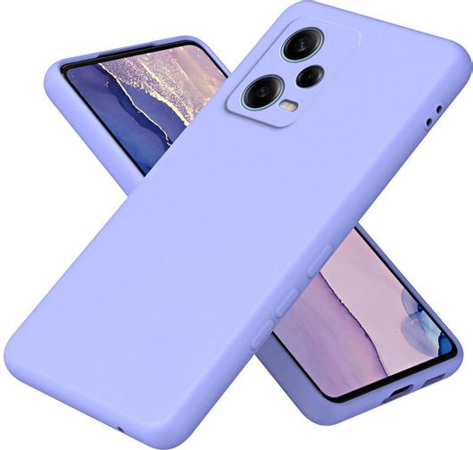 Θήκη Κινητού Back Cover για Xiaomi Redmi Note 12 Pro 5G Σιλικόνη Λιλά