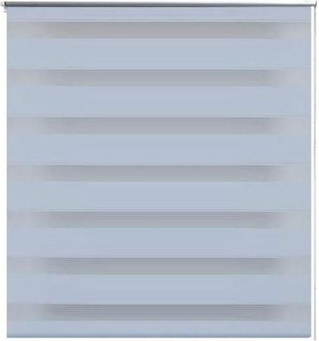 Ρόλερ Σκίασης vidaXL Zebra Διπλό Λευκό 120x175cm 