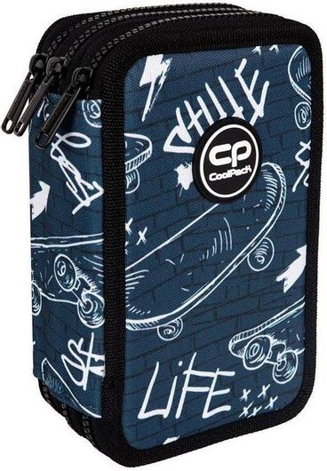 Coolpack JUMPER 3 Κασετίνα Γεμάτη με 3 Θήκες Πολύχρωμη