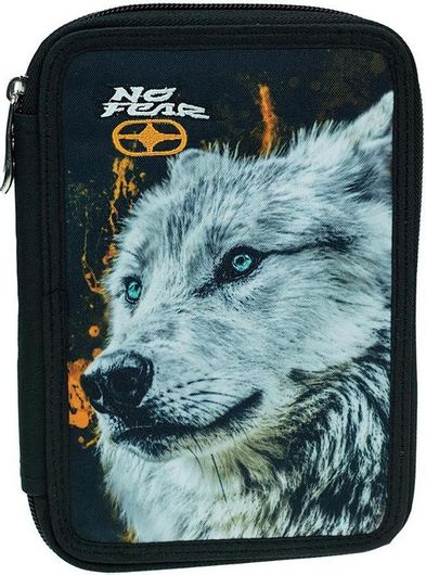 Κασετίνα Gim Max Steel Wolf Διπλή Γεμάτη Πολύχρωμο