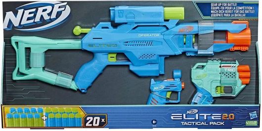 Εκτοξευτής Nerf Tactical Pack Elite 2.0 για 8+ Ετών