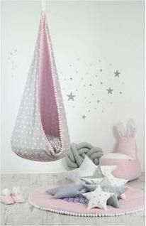 Αιώρα Elis Design 1884 Gray Pink Stars