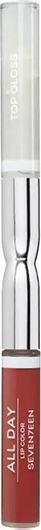 Seventeen All Day Lip Color & Top Gloss Long Lasting Liquid Κραγιόν Metallic 84 10ml