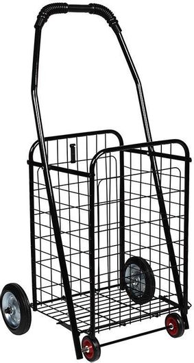 Καρότσι Λαϊκής Keskor Μεταλλικό Πτυσσόμενο Μαύρο