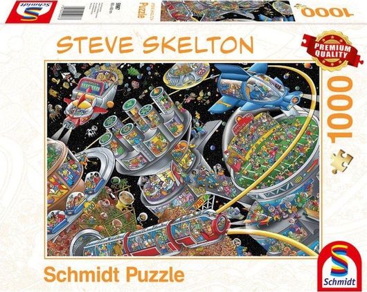 Puzzle Skelton – Space Colony 2D 1000 Κομμάτια