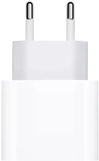 Φορτιστής Κινητού Τηλεφώνου Apple Wall Adapter USB-C 20W Χωρίς Καλώδιο Λευκό