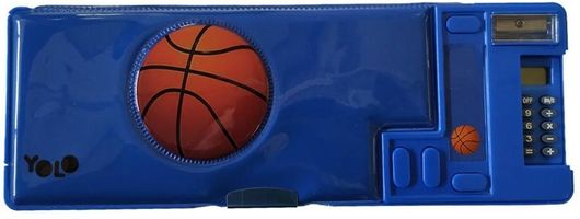 Κασετίνα Yolo Basketball Μπλε