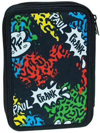 Κασετίνα Back Me Up Paul Frank Skate Διπλή Γεμάτη Πολύχρωμο