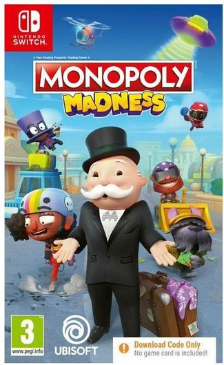 Monopoly Madness Code In A Box - Nintendo Switch Game