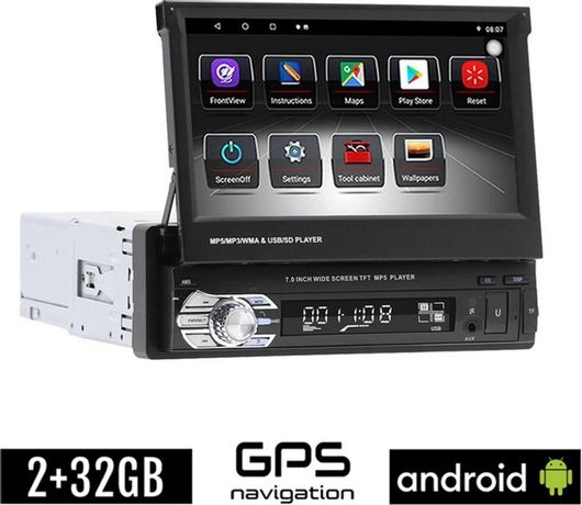 Ηχοσύστημα Αυτοκινήτου Universal 1DIN Bluetooth / USB / WiFi / GPS με Οθόνη Αφής 7"