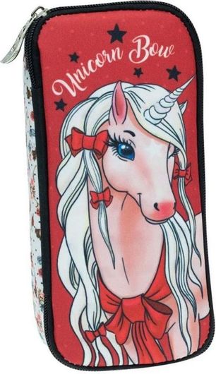 Κασετίνα Back Me Up No Fear Unicorn Bow Οβάλ
