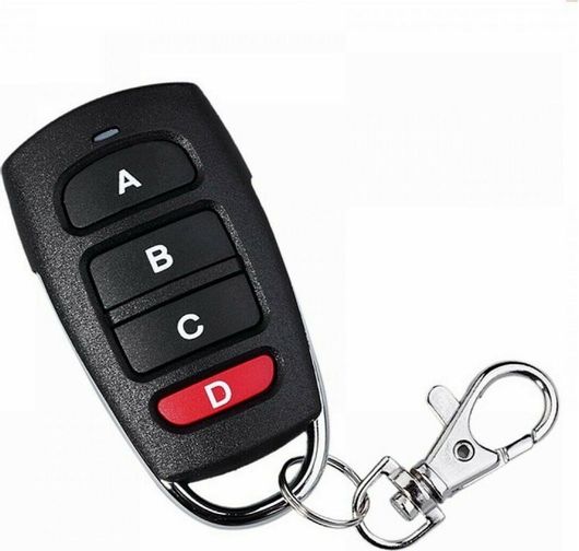 Τηλεχειριστήριο Γκαραζόπορτας Σταθερού Κωδικού με 4 Κανάλια 433MHz