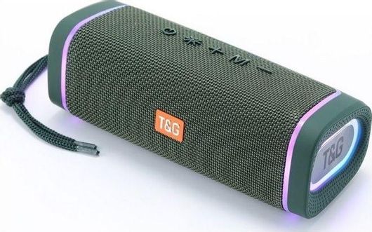Φορητό Ηχείο Bluetooth T&G TG-375 10W με Διάρκεια Μπαταρίας έως 5 Ώρες Πράσινο