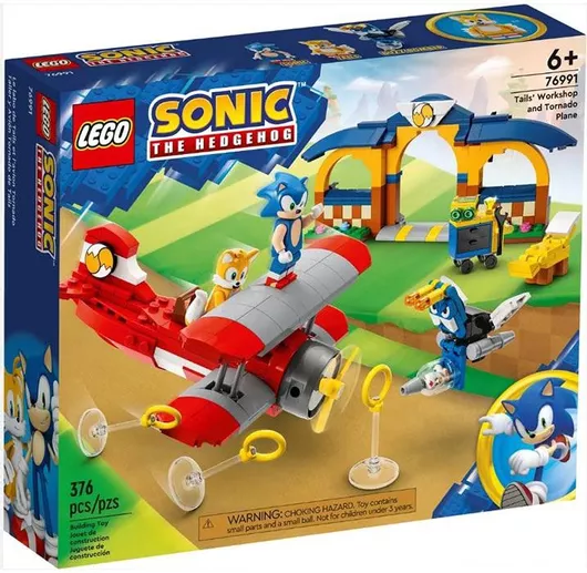 Lego Sonic The Hedgehog: Tails' Workshop and Tornado Plane για 6+ Ετών #76991