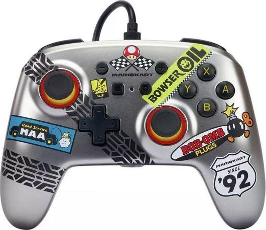 PowerA Enhanced Wired Gamepad για Switch Mario Kart Racer Silver