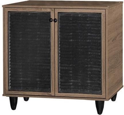 Ξύλινη Παπουτσοθήκη Ronan με 2 Ράφια Καφέ Μ70.5xΠ35xΥ66cm