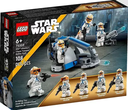 Lego Star Wars 332nd Ahsoka's Clone Trooper Battle Pack για 6+ Ετών #75359