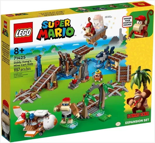 Lego Super Mario Diddy Kong's Mine Cart Ride Expansion Set για 8+ Ετών #71425