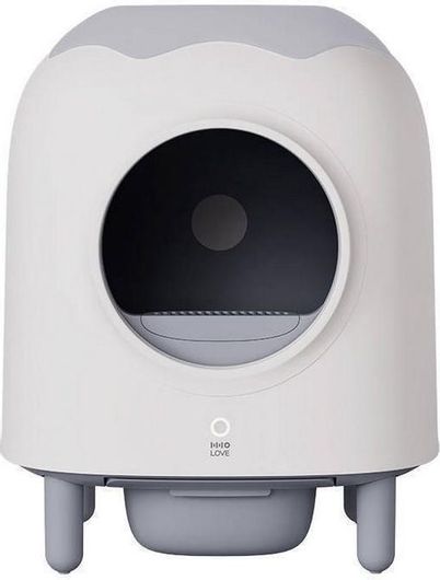 Τουαλέτα Γάτας HHOLove iPet Κλειστή Intelligent Self-cleaning Cat Litterbox με Φίλτρο 56x56x63cm Λευκό