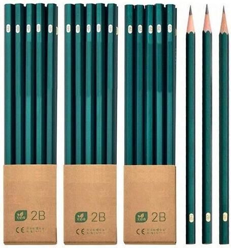 Μολύβια Σετ 10τμχ 2B Πράσινα