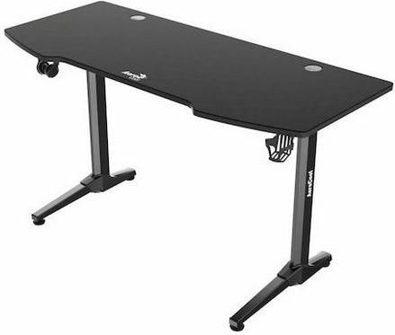 Γραφείο Gaming ACD2 Ξύλινο με Μεταλλικά Πόδια 140x60x75cm Μαύρο