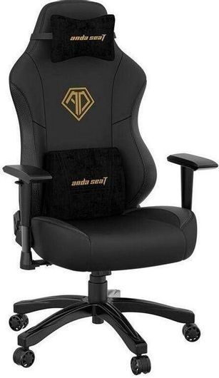 Καρέκλα Gaming Anda Seat Phantom 3 Δερματίνης με Ρυθμιζόμενα Μπράτσα Elegant Black