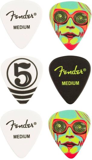 Πέννες για Κιθάρα Fender 351 Celluloid 6τμχ