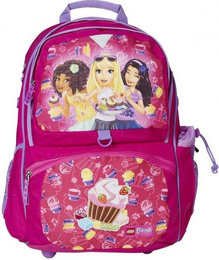 Σχολική Τσάντα Πλάτης Δημοτικού Lego 5711013040383 Lego Freshmen Friends Cupcake 
