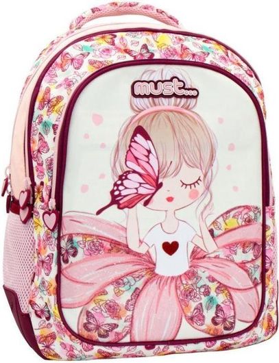 Σχολική Τσάντα Πλάτης Δημοτικού Must 585018 Butterfly Girl