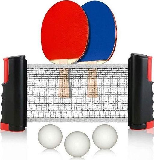 Σετ Ping Pong Επιτραπέζιο Ρυθμιζόμενο για Αρχάριους Παίκτες