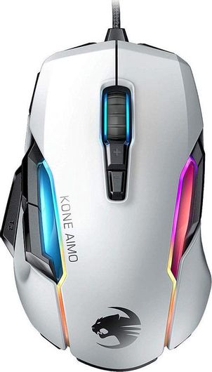 Gaming Ποντίκι Roccat Kone AIMO Remastered RGB 12000 DPI Λευκό